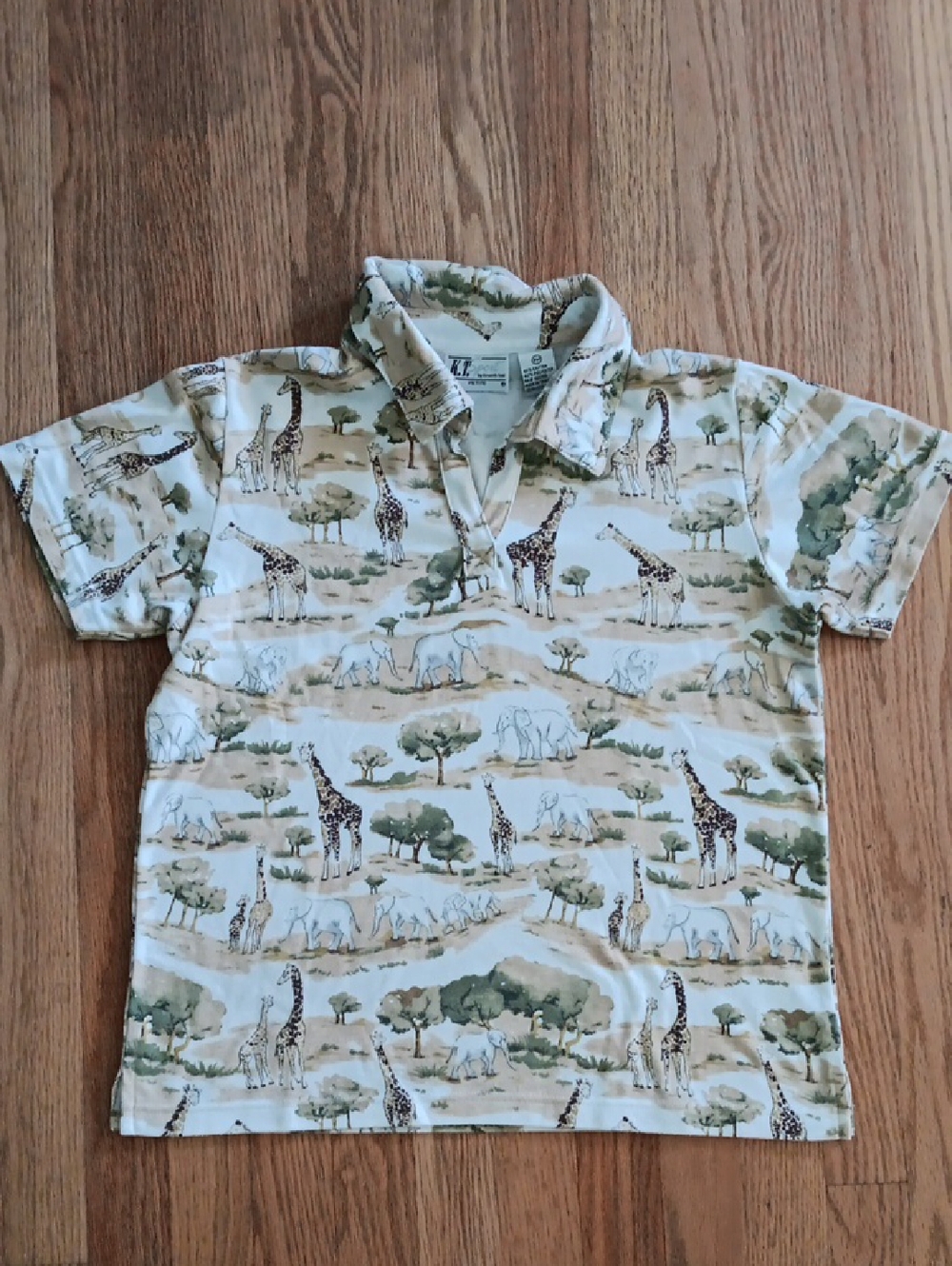 Safari Print Polo Shirt